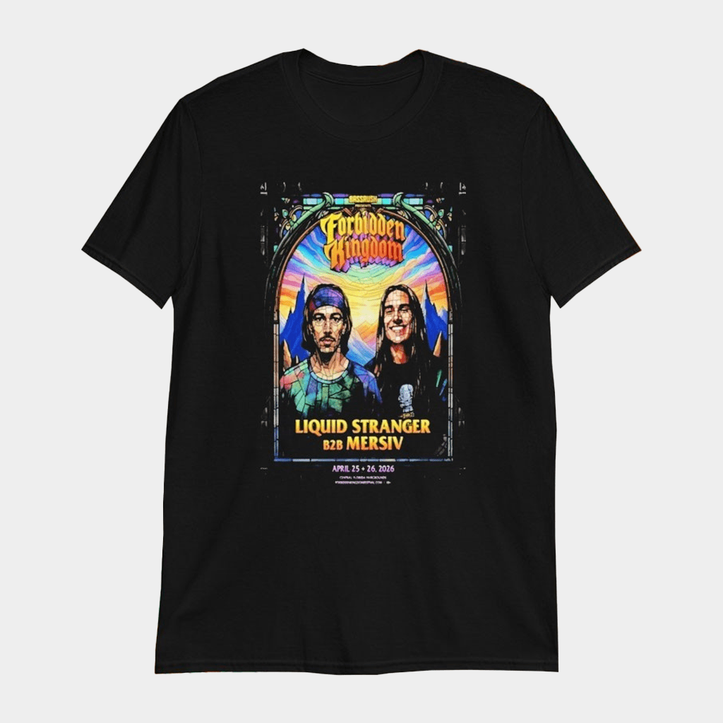 Liquid Stranger And Mersiv Forbidden Kingdom April 25 26 2026 T-Shirt Black Gifts For Music Fan - Lily Birch Market