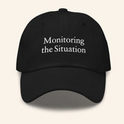 Litquidity Merch Monitoring The Situation Embroidered Hat Gifts For Dudes - Lilybirchmarket