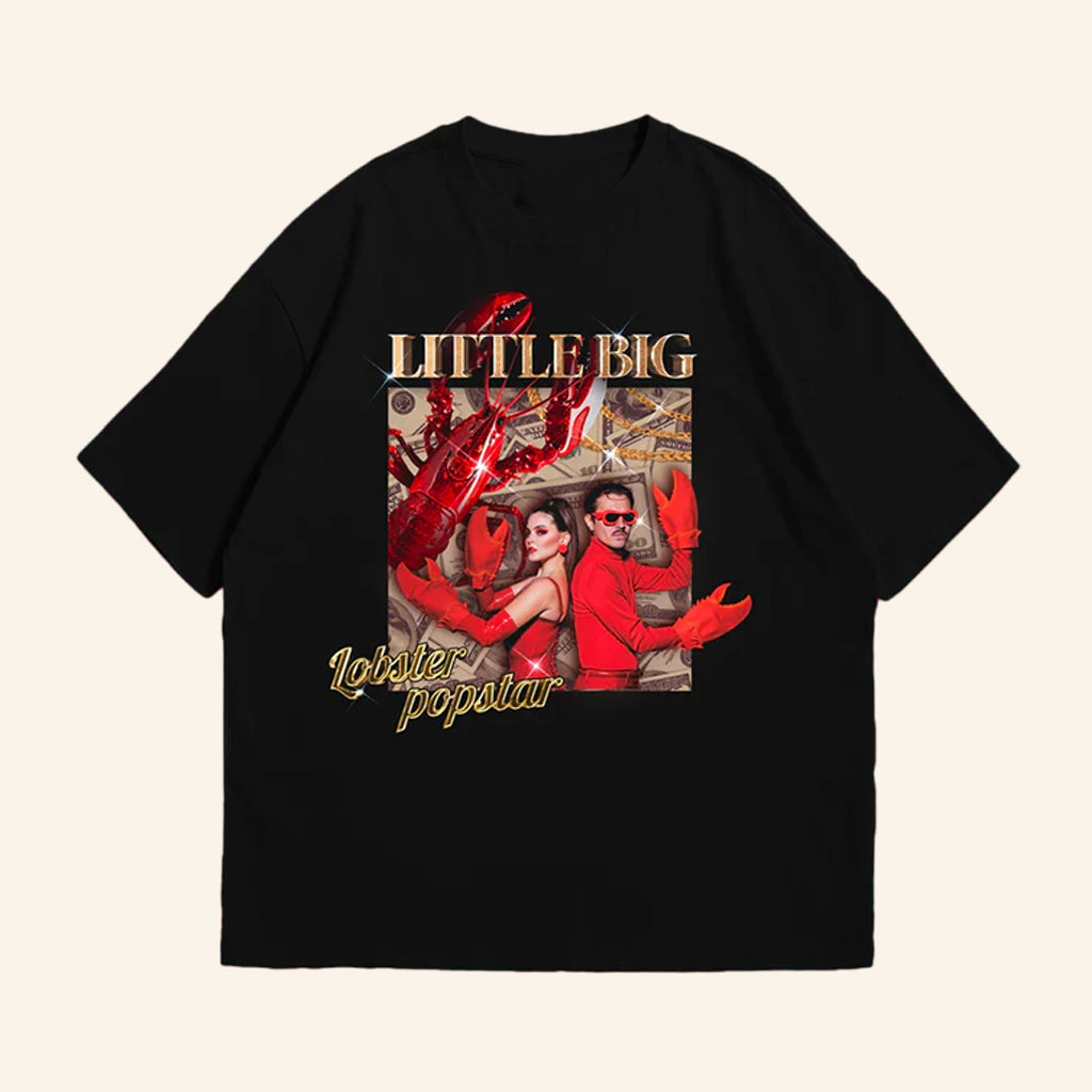 Little Big Merch Lobster Popstar T-Shirt Birthday Gifts For Music Lovers - Lily Birch Market
