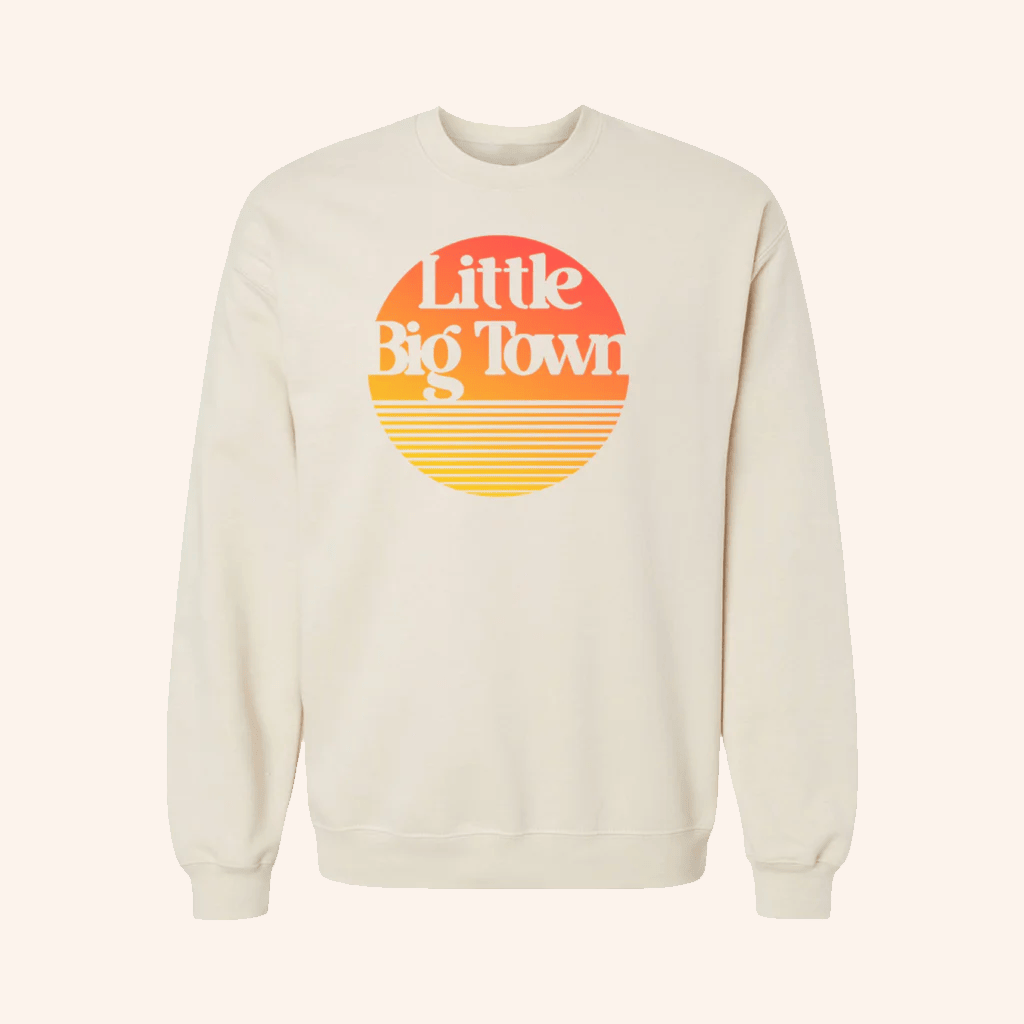 Little Big Town Merch Little Big Town Sunset Sweatshirt Best Gifts For Wife - Lilybirchmarket