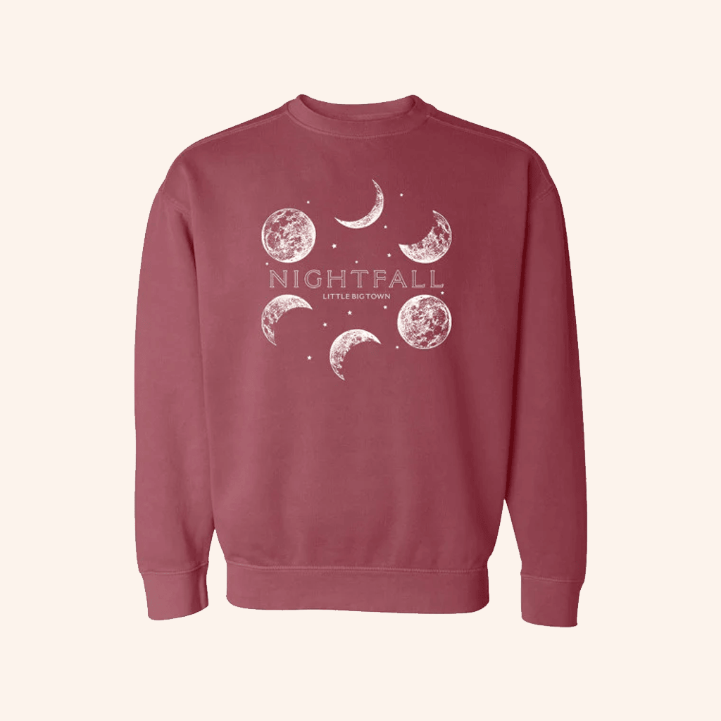 Little Big Town Merch Nightfall Moon Sweatshirt Christmas Gifts For Guys - Lilybirchmarket