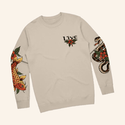 Live The Band Merch Koi Fish Sweatshirt Gifts For Boyfriend - Lilybirchmarket