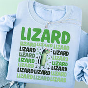 Lizard Lizard Lizard Sweatshirt Funny Clothing Unique Gift Ideas For Friend - Lilybirchmarket