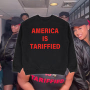 Lizzo America Is Tariffied Sweatshirt Lizzo Tariffied Sweatshirt Mothers Day Father's Day Gift for Him - Lilybirchmarket