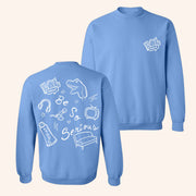 LOL Podcast Merch Sketch Crewneck Sweatshirt Birthday Ideas For Boyfriend - Lilybirchmarket