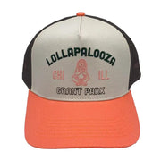 Lollapalooza Band Merch Buddha Embroidered Trucker Hat Gift Ideas For Husband - Lilybirchmarket