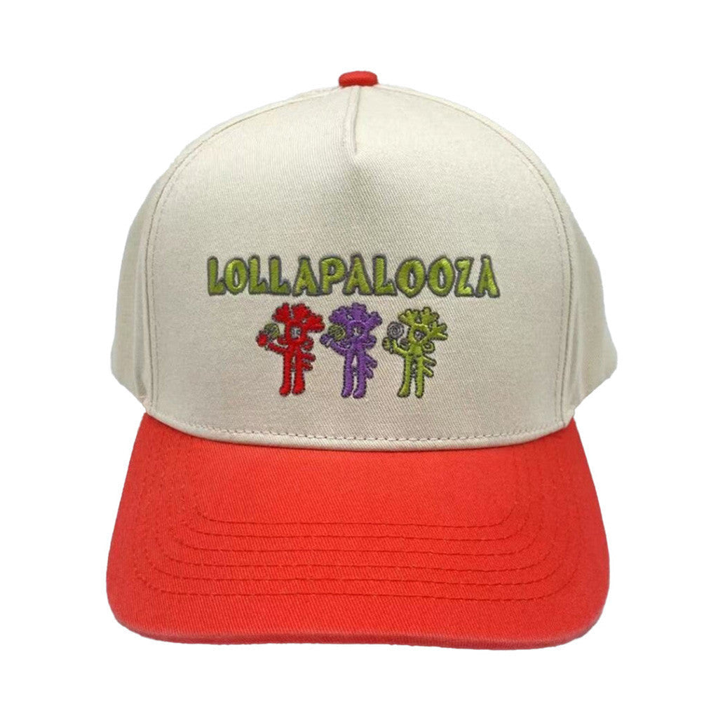 Lollapalooza Merch Artist 2025 Lolla Lady Embroidered Hat Gifts For Friends - Lilybirchmarket