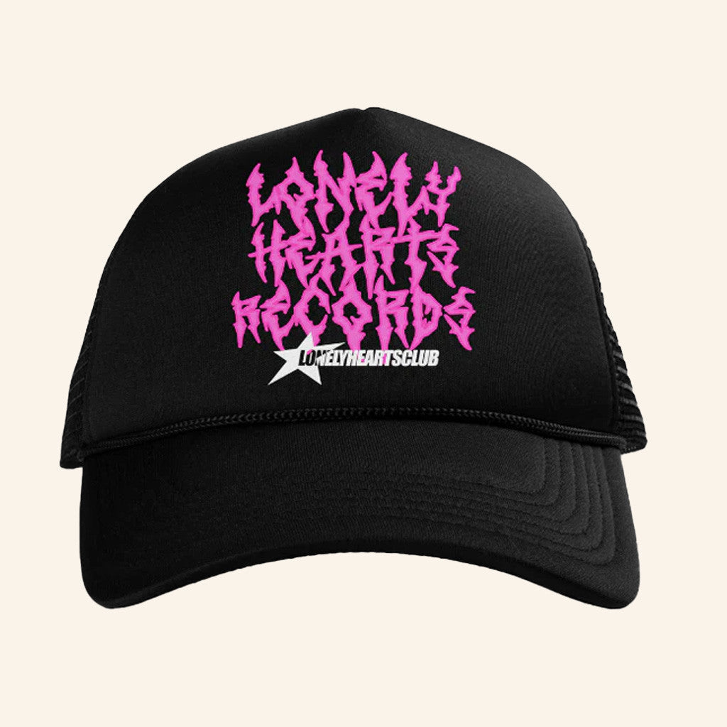 Lonely Hearts Club Merch Lonely Hearts Records Trucker Hat Gifts For Daughter - Lilybirchmarket