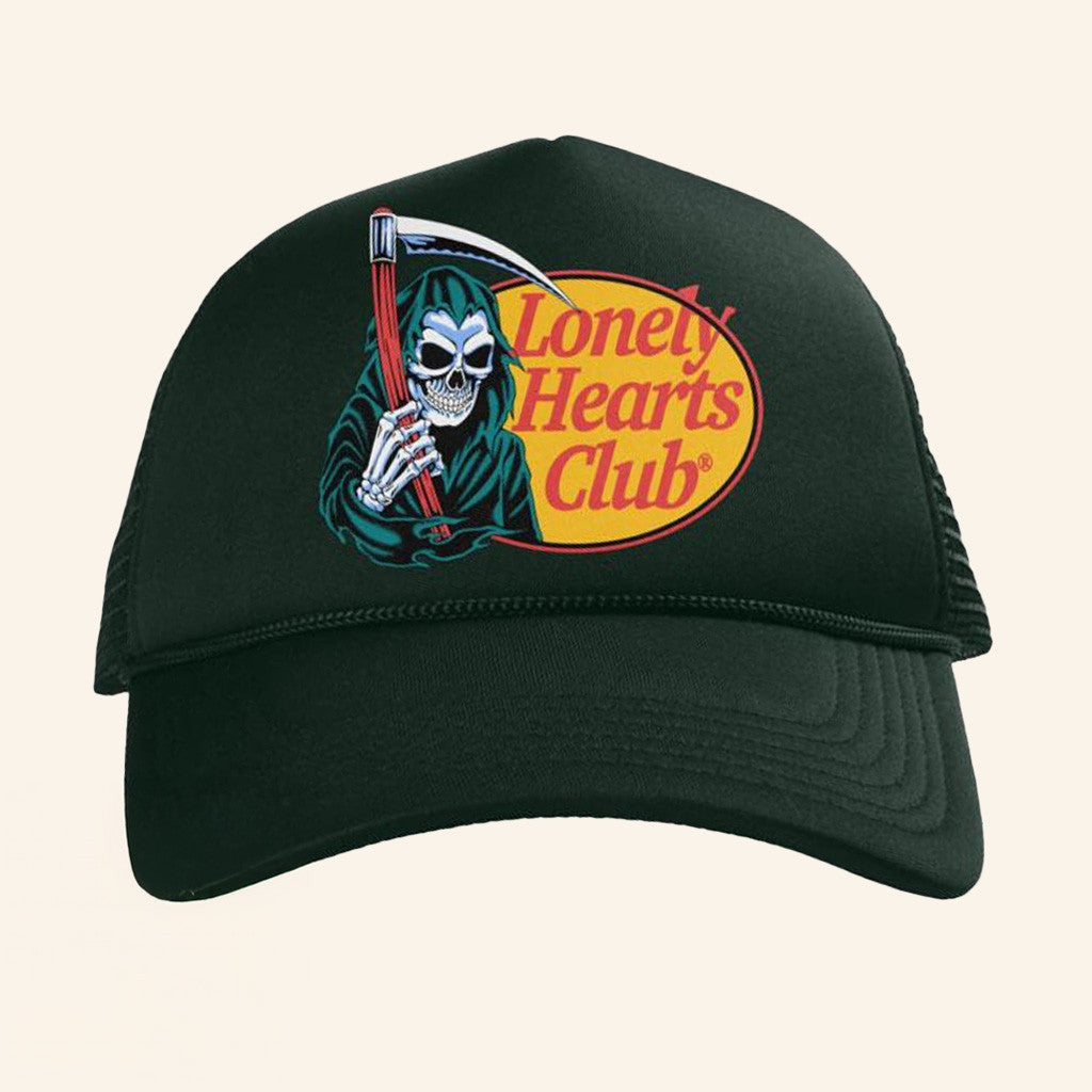 Lonely Hearts Club Merch The Reaper Trucker Hat Best Gifts For Him - Lilybirchmarket