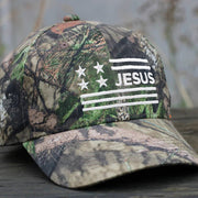 Lord Jesus Is The Answer Embroidered Camo Hat Christian Hat Gifts For Jesus Lovers - Lilybirchmarket