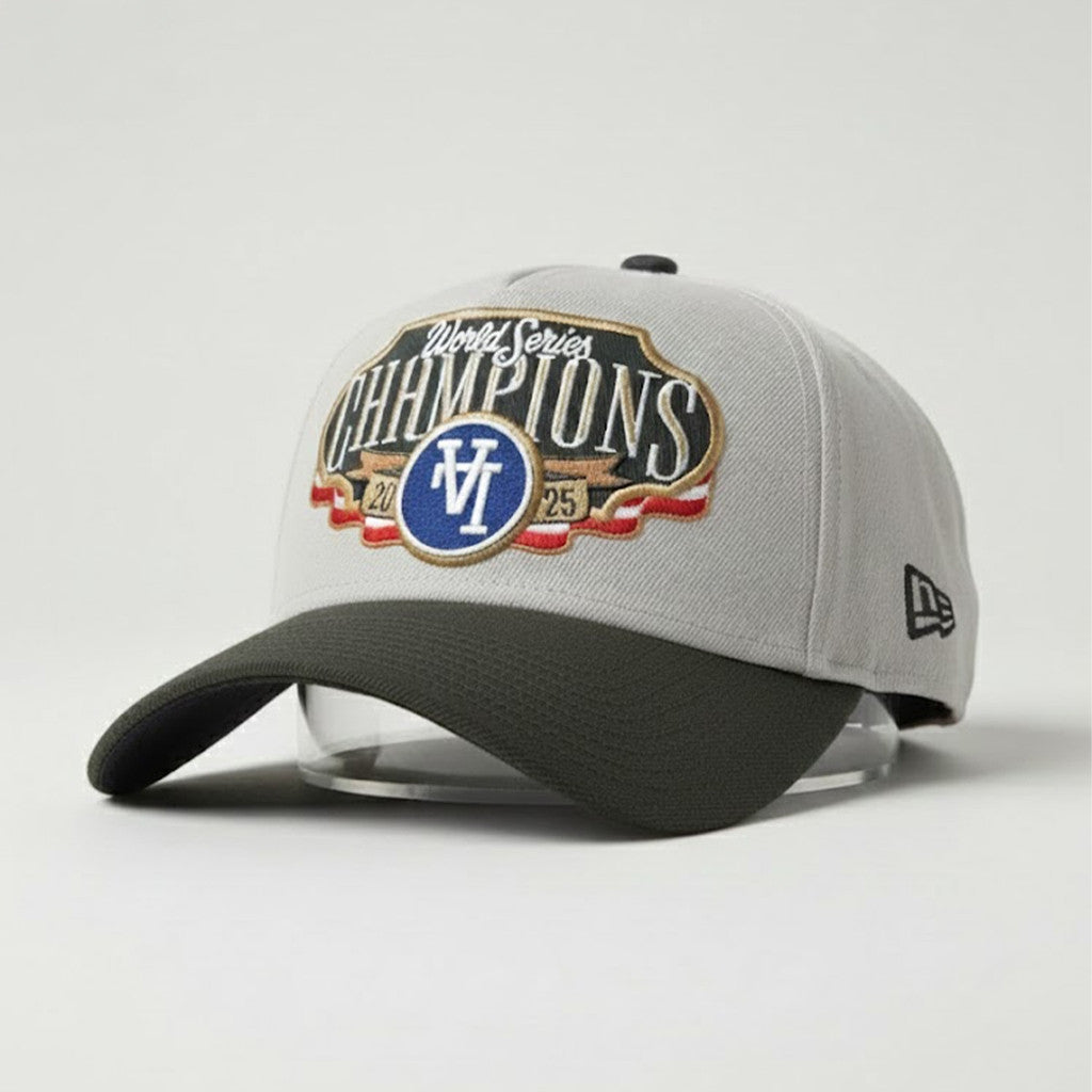 Los Angeles Baseball 2025 World Series Champions Down Logo Embroidered Hat Fan Merch Gifts - Lilybirchmarket