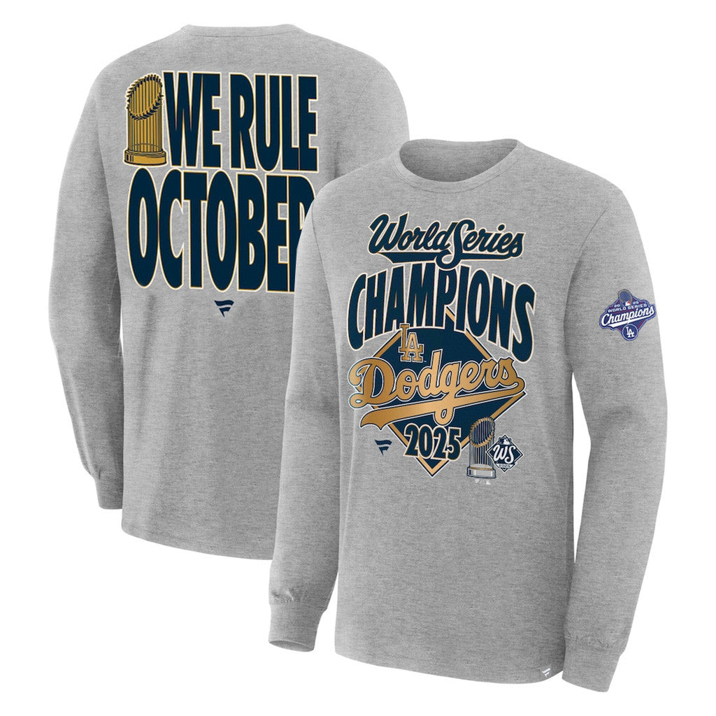 Los Angeles Dodgers Back To Back Champions Sweatshirt We Rule October World Series Merch 2025 - Lilybirchmarket