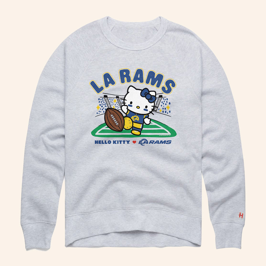 Los Angeles Football Merch Homage Hello Kitty X LA Football Kickoff Sweatshirt Gifts For Fans - Lilybirchmarket