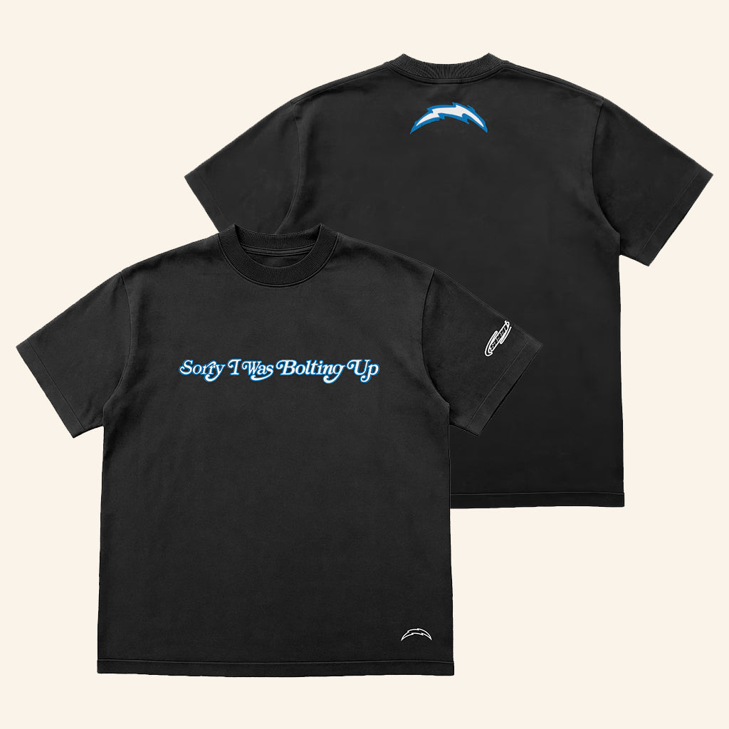 Los Angeles Football Merch Seen X LA Football Sorry I Was Bolting Up T-Shirt Gifts For Him - Lily Birch Market