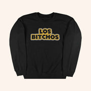 Los Bitchos Merch Los Bitchos Logo Black Sweatshirt Cool Gifts For Music Lovers - Lilybirchmarket