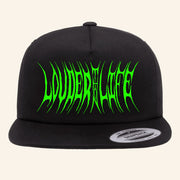Louder Than Life Merch Hit And Run Embroidered Snapback Hat Gifts For Music Lovers - Lilybirchmarket