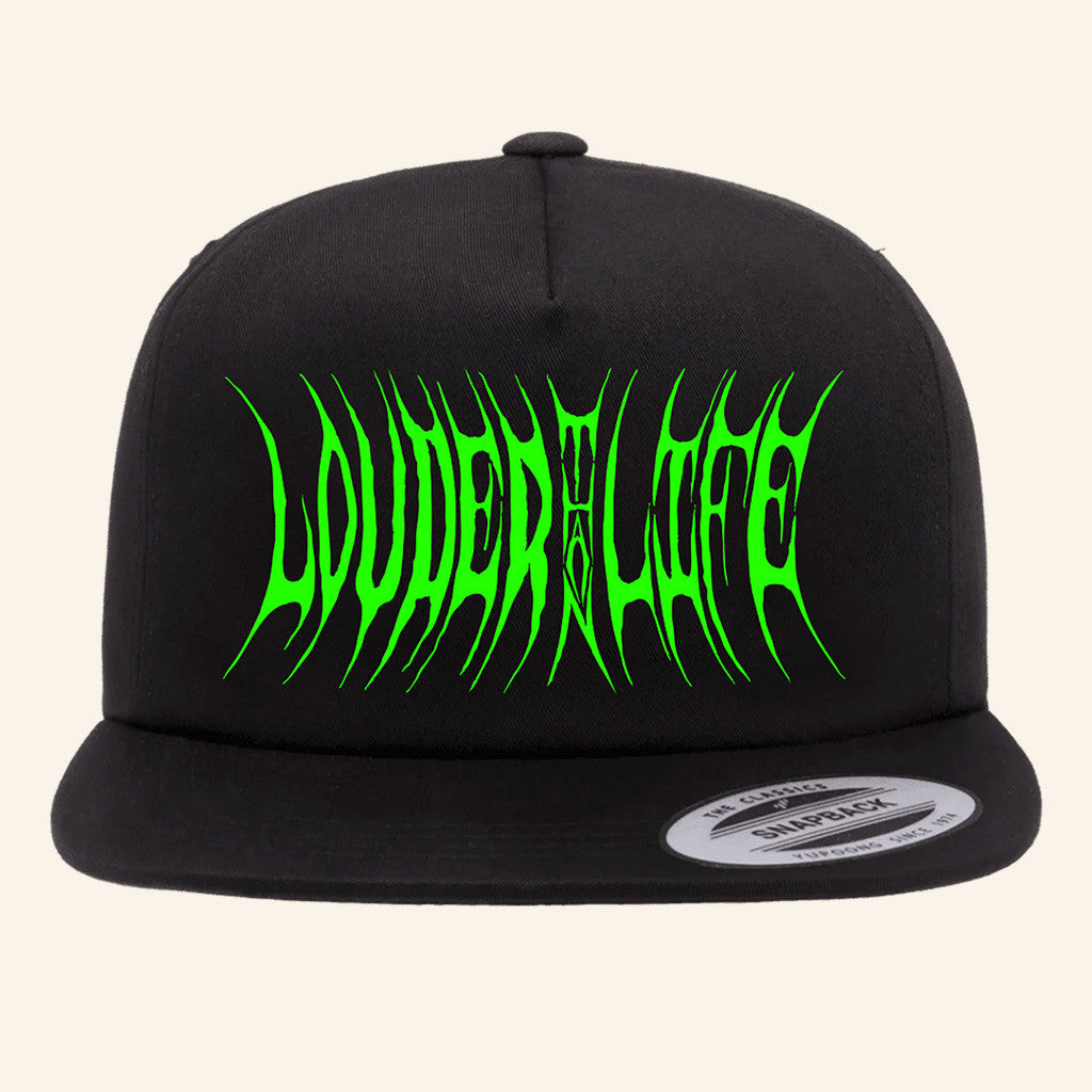 Louder Than Life Merch Hit And Run Embroidered Snapback Hat Gifts For Music Lovers - Lilybirchmarket