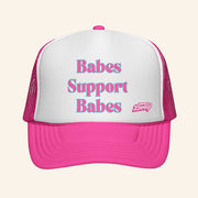 Lovely Ministries Merch Babes Support Babes Trucker Hat Gifts For Her - Lilybirchmarket