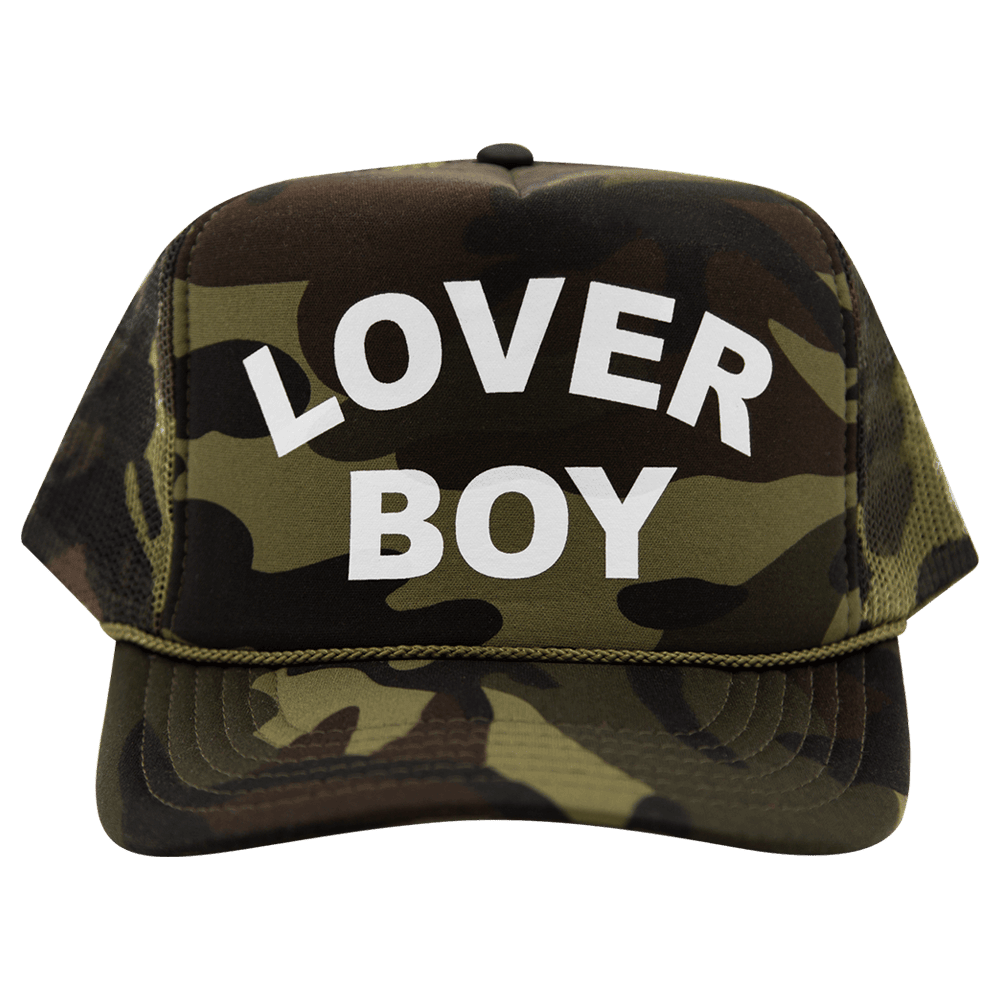 Loverboy Merch Loverboy Inc Camo Print Trucker Hat Perfect Father's Day Gifts - Lilybirchmarket