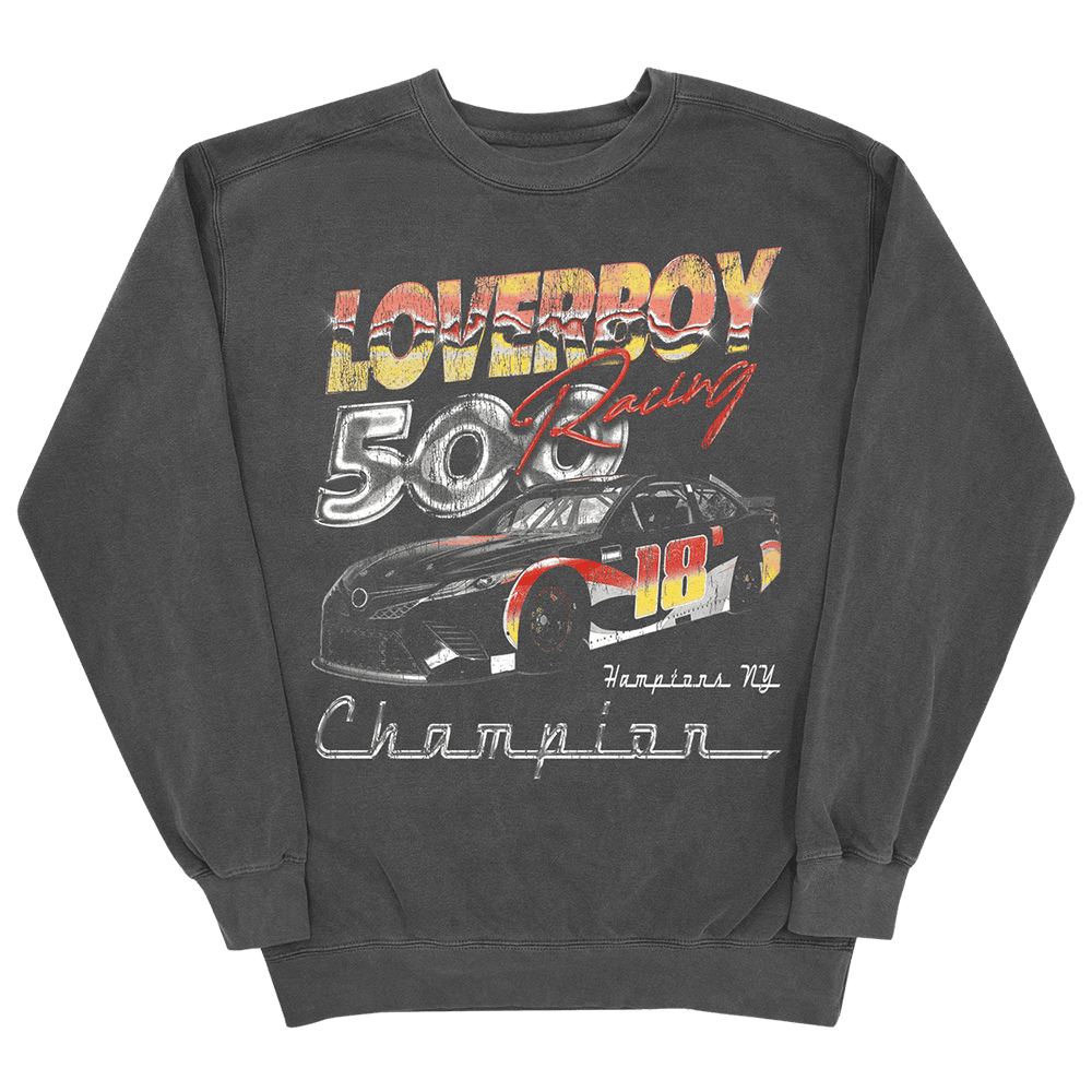Loverboy Merch Loverboy Racing Champion 500 Sweatshirt Dad Fathers Day Gifts Gift for Brother - Lilybirchmarket
