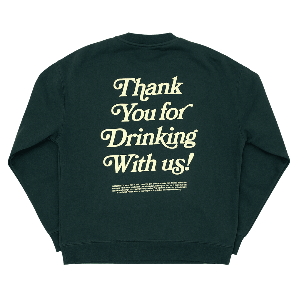 Loverboy Merch Loverboy Thank You For Drinking Sweatshirt Dad Fathers Day Gifts - Lilybirchmarket