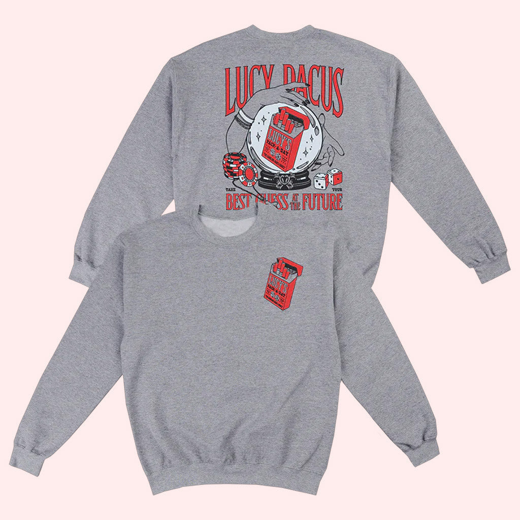 Lucy Dacus Merch Best Guess Crewneck Sweatshirt Gift For Husband - Lilybirchmarket