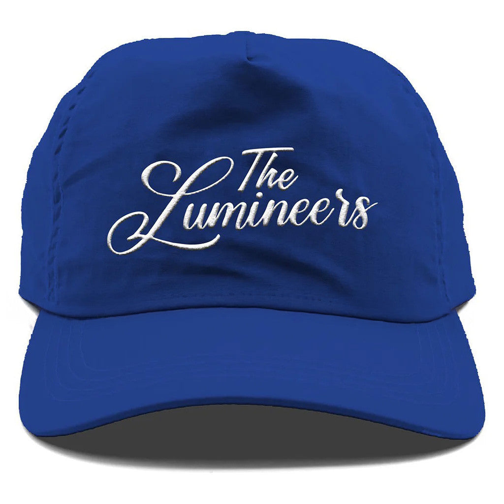 Lumineers Merch Tour 2025 Script Logo Camp Embroidered Hat Best Gifts For Boyfriend - Lilybirchmarket