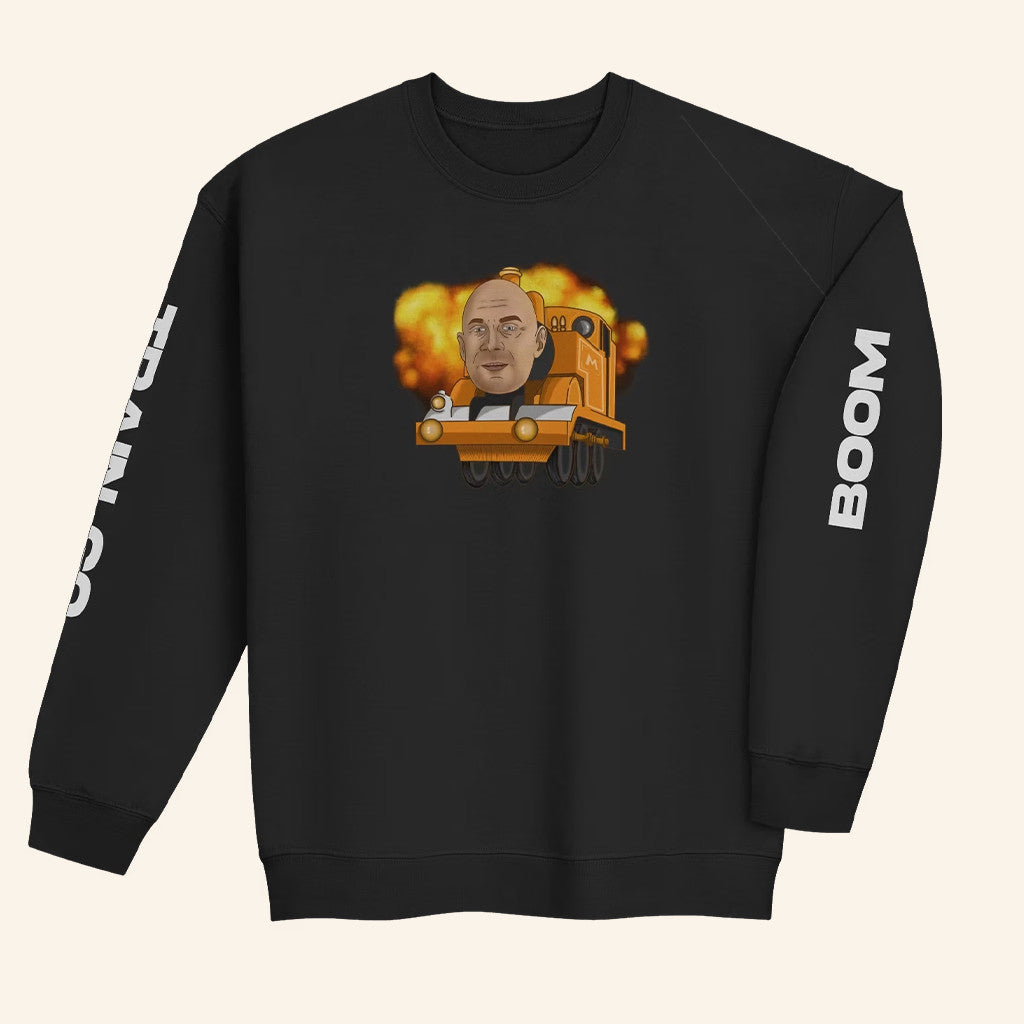 M3RKMUS1C Merch Train Go Boom Sweatshirt Gifts Ideas For Best Friend - Lilybirchmarket
