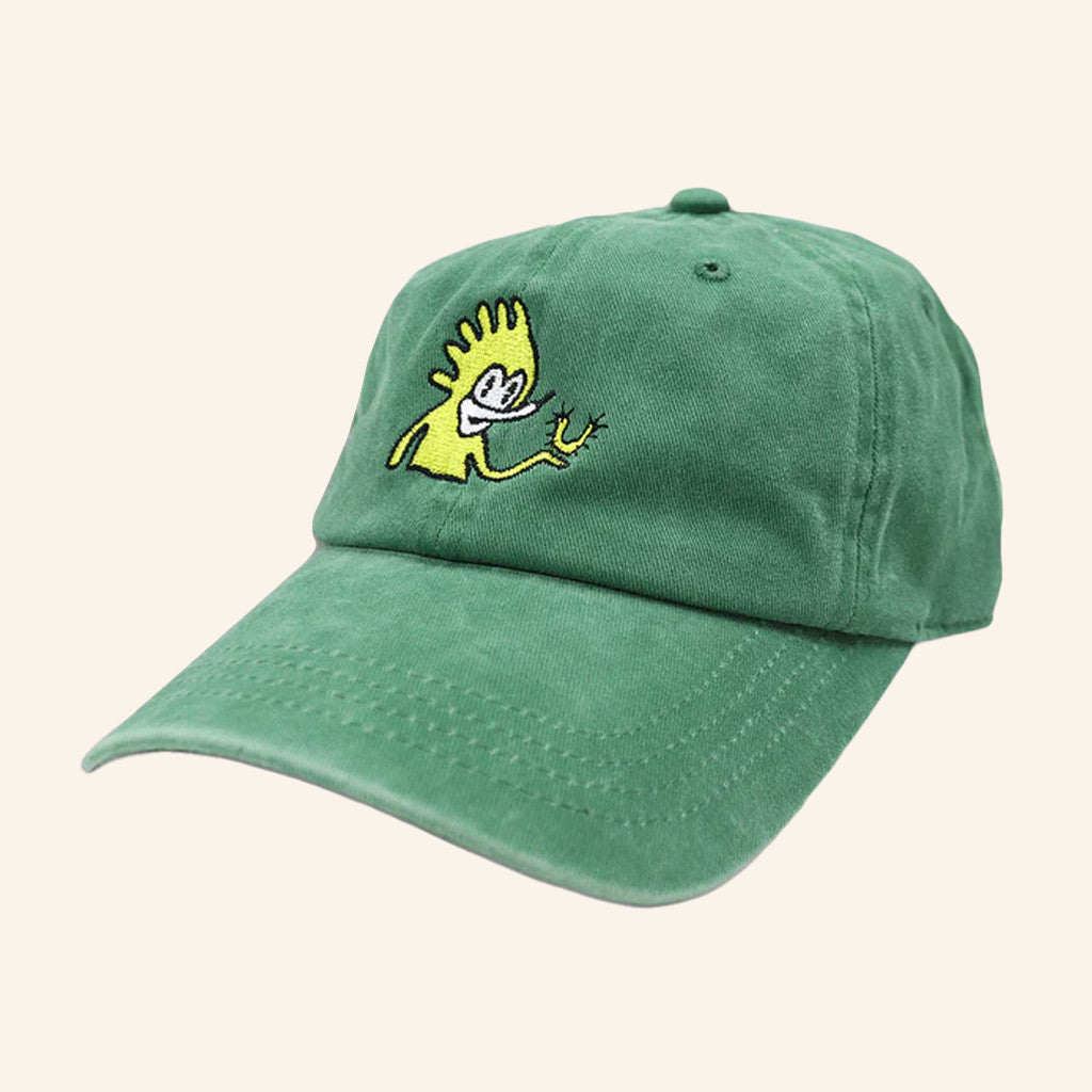 Mac Demarco Merch Lucky Green Embroidered Hat Gifts For Friends - Lilybirchmarket