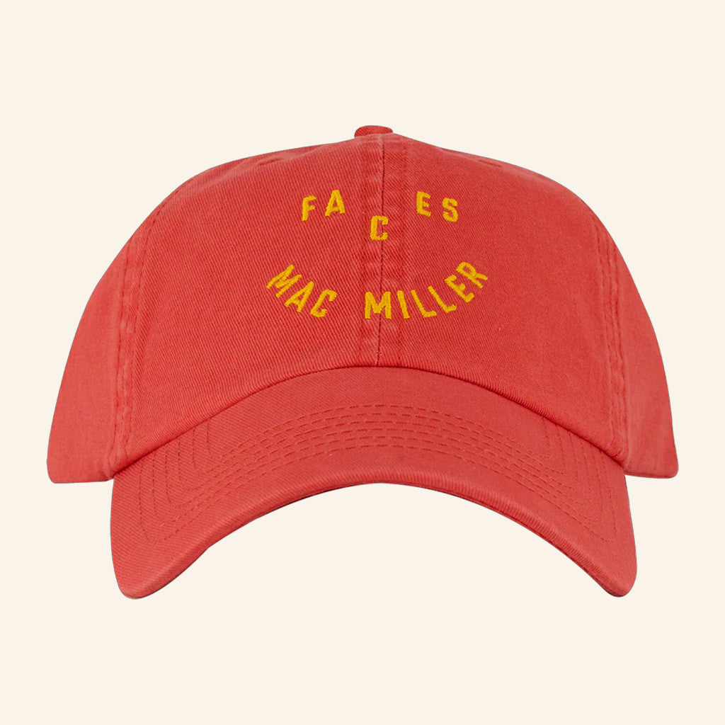 Mac Miller Merch Faces Smiley Embroidered Hat Unique Gift For Boyfriend - Lilybirchmarket