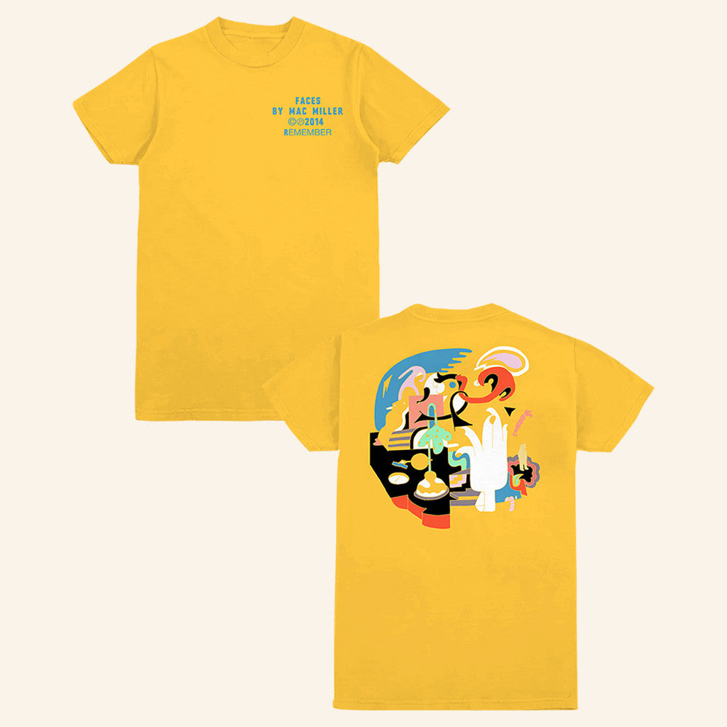 Mac Miller Merch Faces T-Shirt Present For Husband - Lily Birch Market