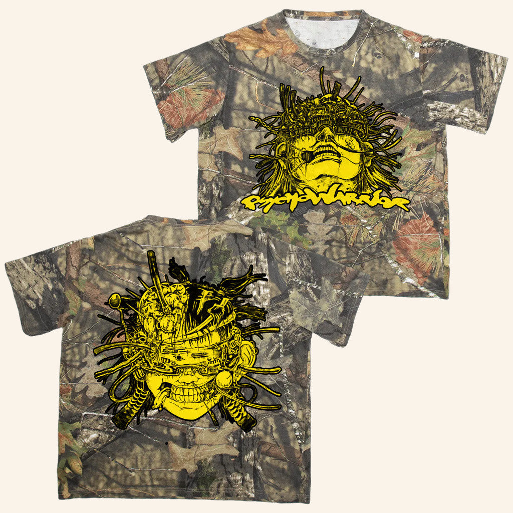 Machine Girl Merch Psycho Warrior MG Ultra X Camo T-Shirt Best Gifts For Husband - Lily Birch Market