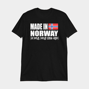 Made In Norwegian Norway A Long Long Time Ago T-Shirt Norway Flag Shirt Gifts For Friends - Lily Birch Market