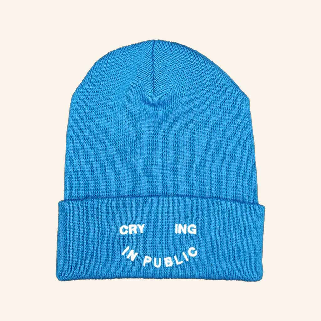 Madi Diaz Merch Crying In Public Black Beanie Christmas Gift Ideas For Men - Lilybirchmarket