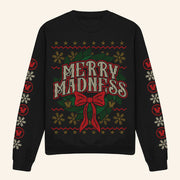 Madness Merch 2025 Merry Madness Sweatshirt Christmas Gifts For Music Lovers - Lilybirchmarket