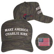 Make America Charlie Kirk Hat Camo Embroidered Turning Point USA Hat Charlie Kirk Funeral Merch - Lilybirchmarket