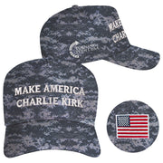 Make America Charlie Kirk Hat Camo Embroidered Turning Point USA Merch Gifts For Trump Lovers - Lilybirchmarket