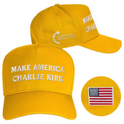 Make America Charlie Kirk Hat Embroidered Charlie Kirk Merch Turning Point USA Merch Gifts - Lilybirchmarket