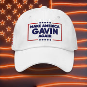 Make America Gavin Again Hat Gavin Newsom Patriot Merch Embroidered Hat Gifts For Dad - Lilybirchmarket