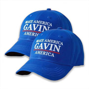 Make America Gavin Again Hat Gavin Newsom Patriot Merch Embroidered Hat Gifts For Friends - Lilybirchmarket