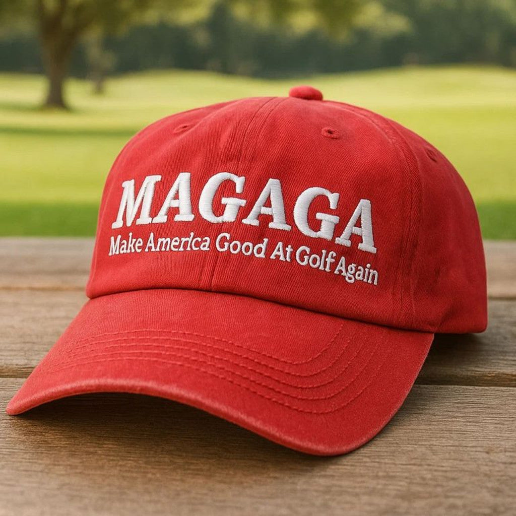 Make America Good At Golf Again Hat Embroidered MAGAGA Hat Gift Ideas For Golf Lovers - Lilybirchmarket