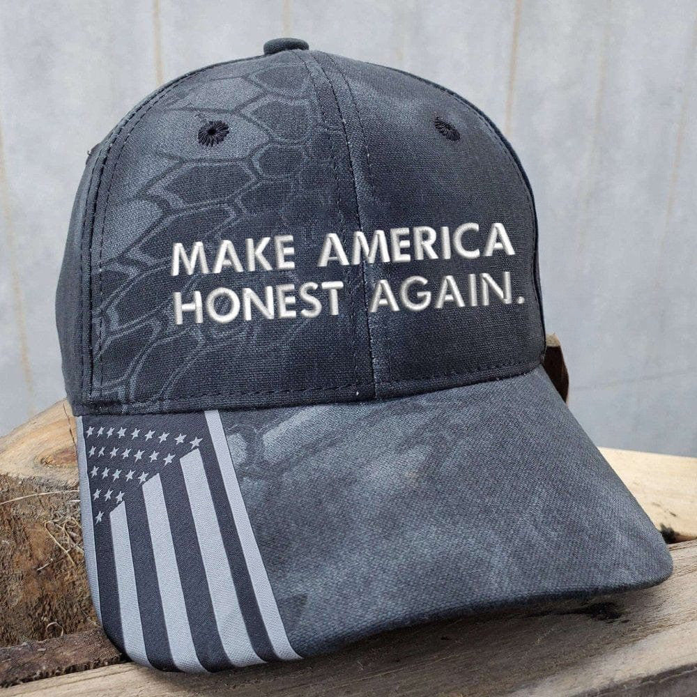 Make America Honest Again Embroidered Camo Hat Funny Political Hat Gifts For Patriots - Lilybirchmarket