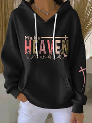 Make Heaven Crowded Charlie Kirk Black Hoodie Charlie Kirk Apparel Store Faith Gifts - Lilybirchmarket