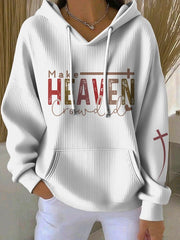 Make Heaven Crowded Charlie Kirk Hoodie Turning Point Merch Tribute To Charlie Kirk Clothes - Lilybirchmarket