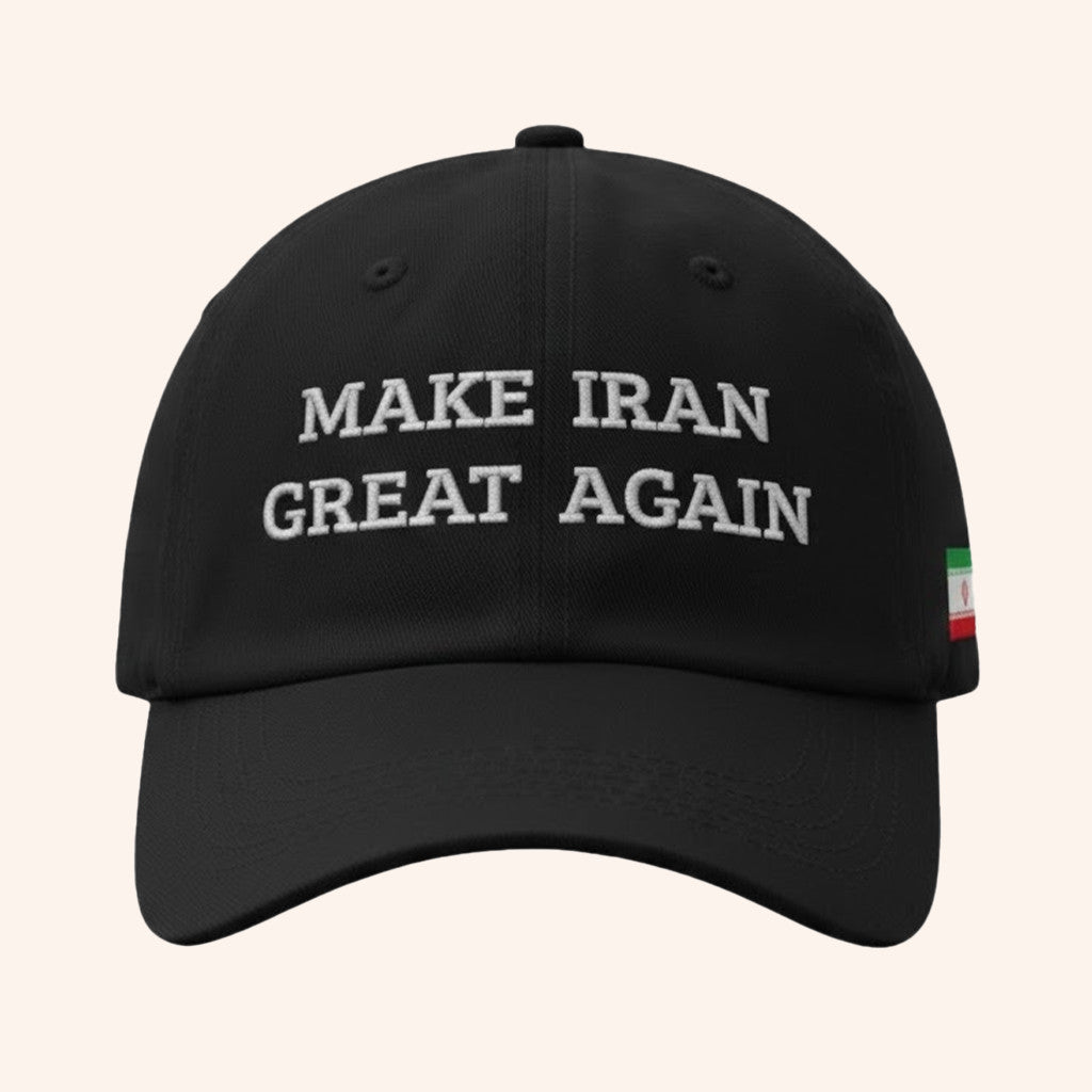 Make Iran Great Again Hat Iran Flag Cap MAGA Parody Merch Gifts For Friends - Lilybirchmarket