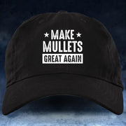 Make Mullets Great Again Hat Funny Political Hats Gifts For Father - Lilybirchmarket