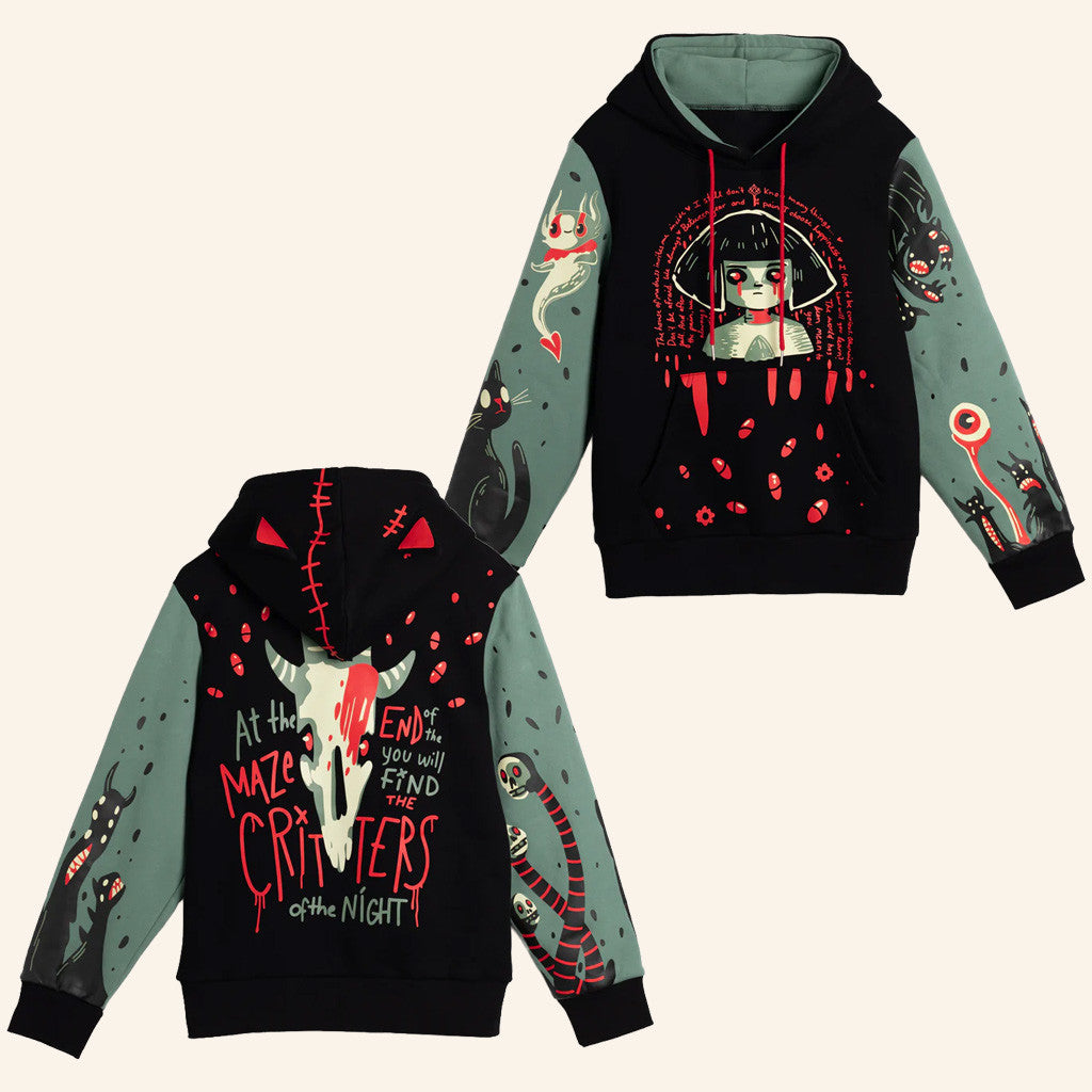 Makeship Merch Lobotomaze Hoodie Fran Bow Hoodie Gifts For Game Lovers - Lilybirchmarket
