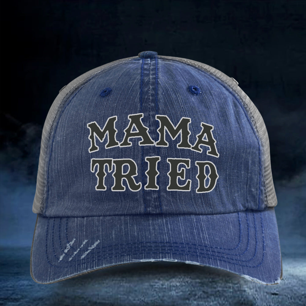 Mama Tried Hats Mama Tried 2024 Hat Merch Gifts For Music Lovers Fan - Lilybirchmarket