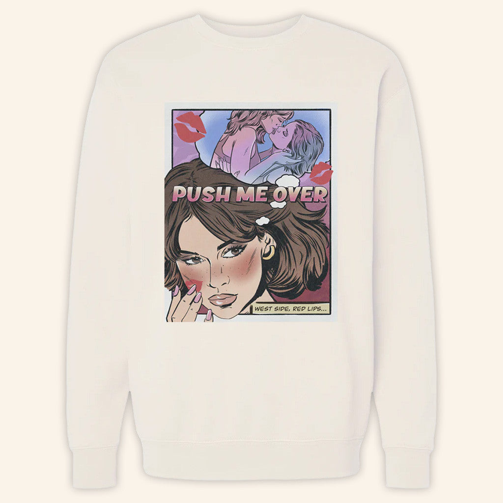Maren Morris Merch Push Me Over Sweatshirt Gifts For Friends - Lilybirchmarket
