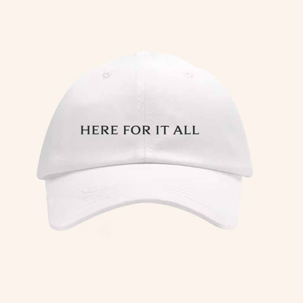 Mariah Carey Merch Here For It All White Hat Unique Gifts For Music Lovers - Lilybirchmarket